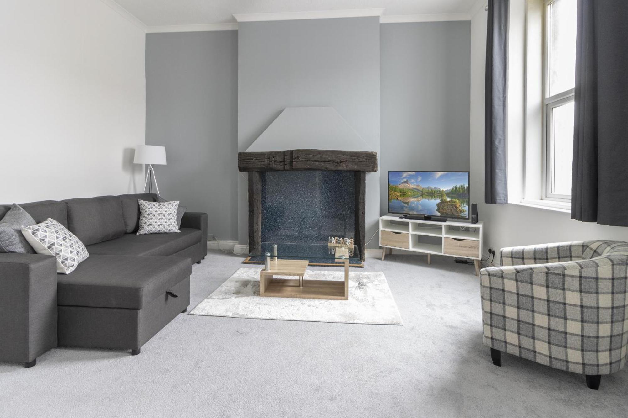 Alexandra - Large 3 Bed Perfect For Contractors, Free Parking, Fast Wifi And Great Value! Apartment Plymouth Bagian luar foto